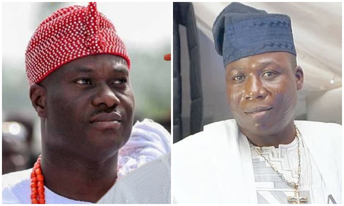 Ooni of Ife, Oba Adeyeye Ogunwusi and Chief Sunday Igboho