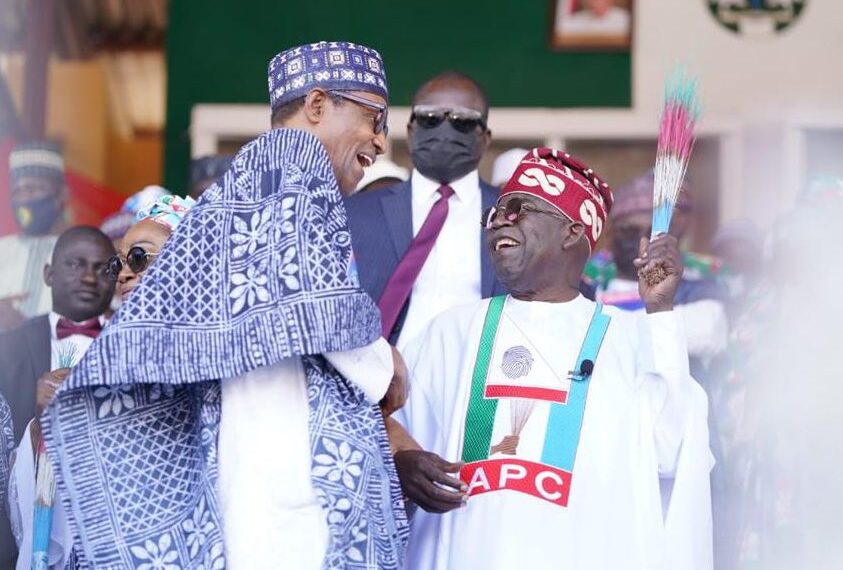 Muhammudu Buhari and Bola Tinubu