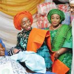 Dr. Ibijoke Sanwo-Olu with new born baby of 2023