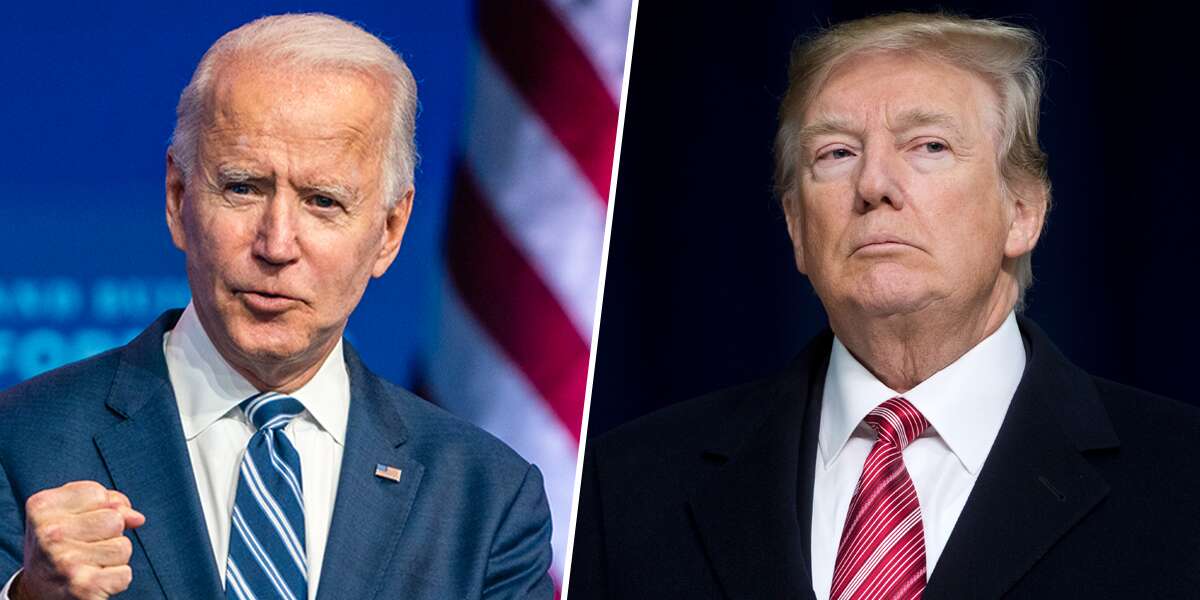 Joe Biden and Donald Trump