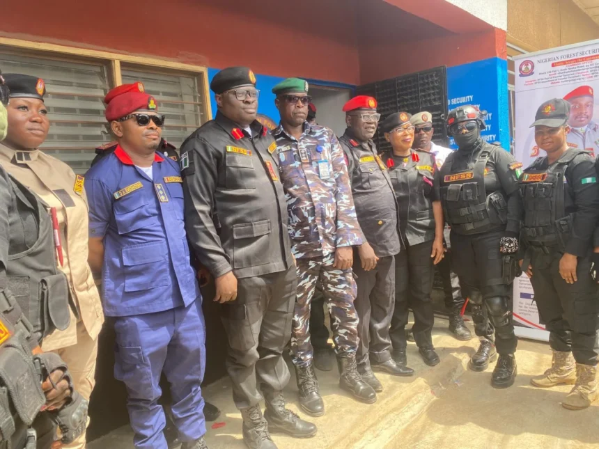 Forest security service inaugurates unit to go after bandits, kidnappers
