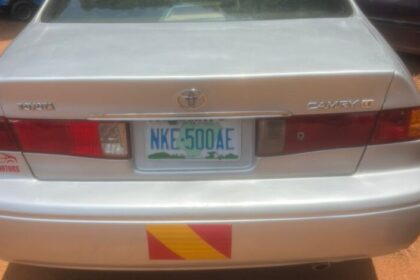 Car stolen eleven years ago carrying new number plate recovered by FRSC