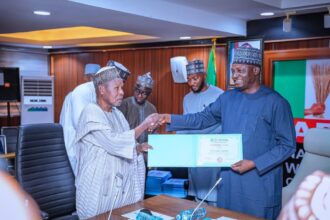 Newly-elected APC NWC members receive certificate of return