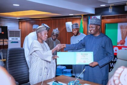 Newly-elected APC NWC members receive certificate of return