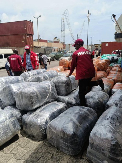 The NDLEA intercepted 4,173.5 kilograms of Canadian Loud worth over N10 million at Lagos port
