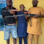 The Oyo State Police Command has arrested three suspected vehicle snatchers and recovered arms from them